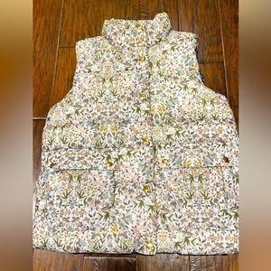 J crew puffer vest size xs